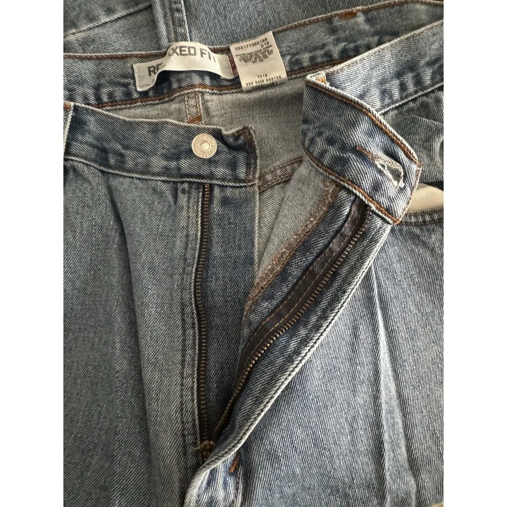 LEVI'S 550 Men's Blue Straight Relaxed Fit Comfort Denim Jeans-Size‎ 40 X 32